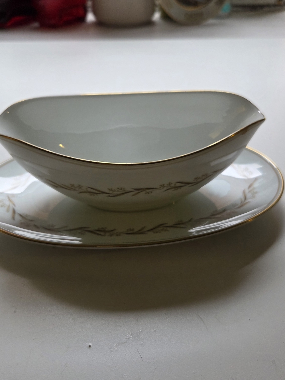 Vintage Noritake China Gravy Boat